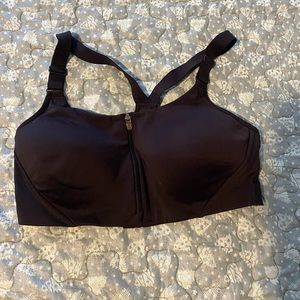 All in motion front zip sports bra